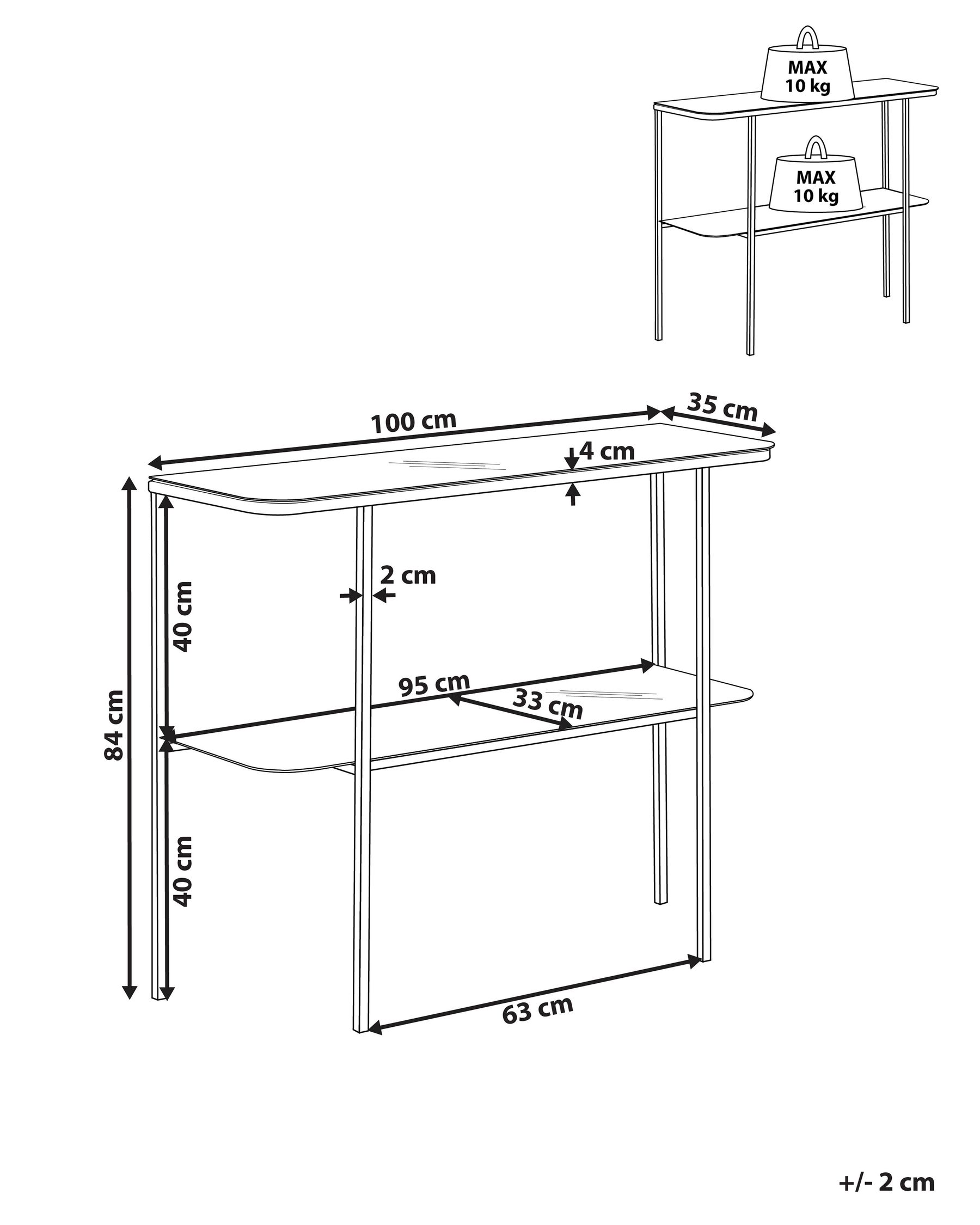 Glass Top Console Table Marble Effect White with Silver CALVERT_823495 Glass Top Console Table Marble Effect White with Silver CALVERT_823495