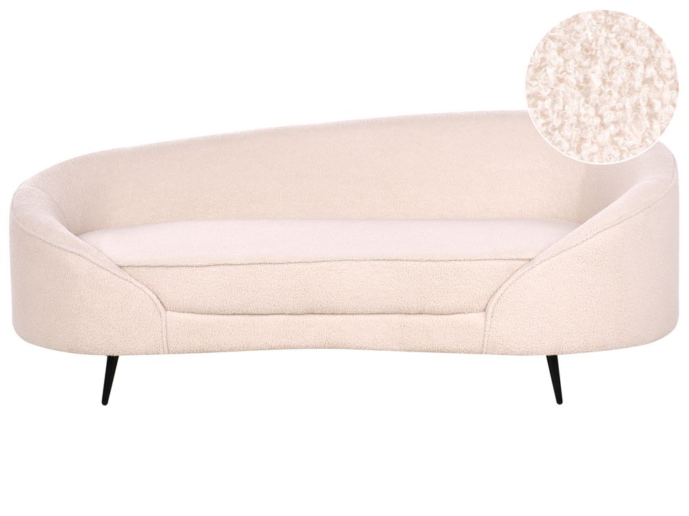 Sofa 2-Sitzer SAVAR Bouclé Beige