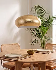 Lampa wisząca LIMNATIS Metal Złoty_1154853