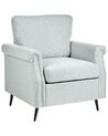 Fabric Armchair Light Grey VIETAS_870623