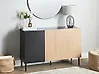 Cabinet BLYTHE Natural Ash Wood Black