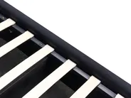 Ottoman Bed LUBBON Velvet Black 140 x 200 cm (EU Double)_833812