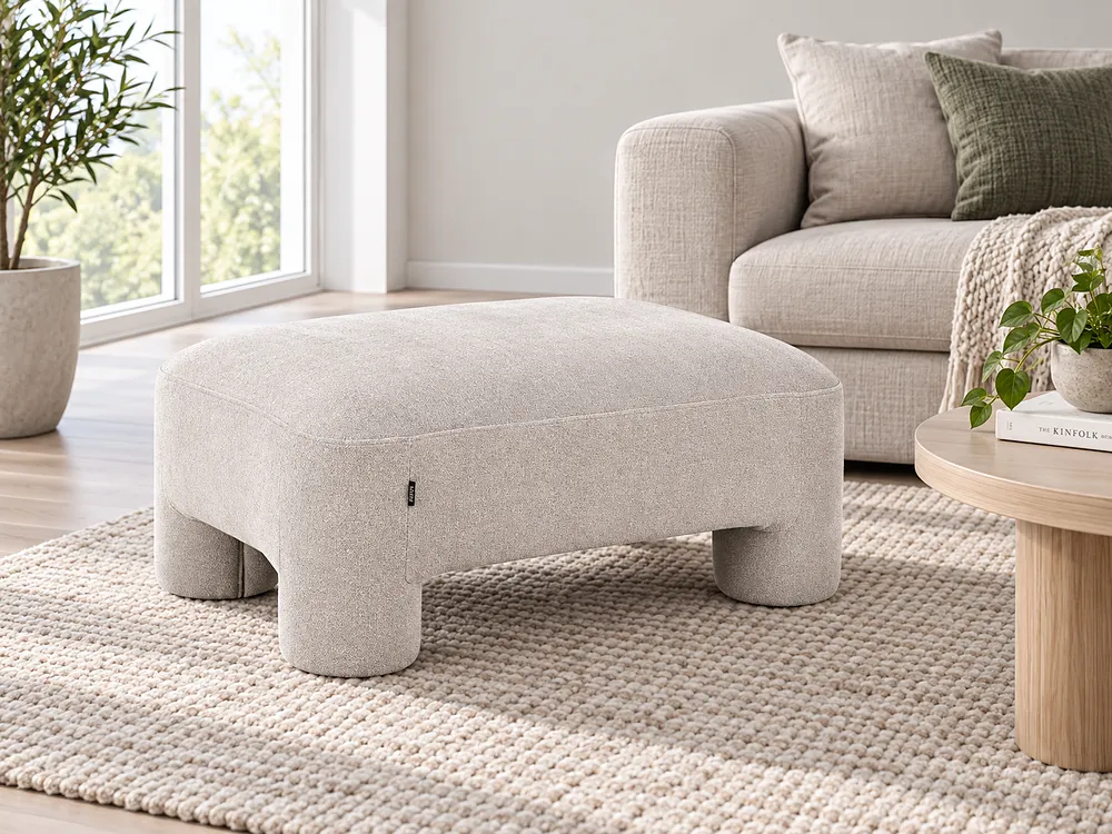 Ottomana HOGBO Tessuto Beige_1175248