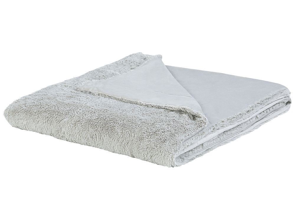 Coperta GELIK 180 x 200 cm Grigio chiaro