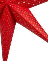 Set di 4 decorazioni da appendere LED KAMET 60 cm Stella Multicolore_947704