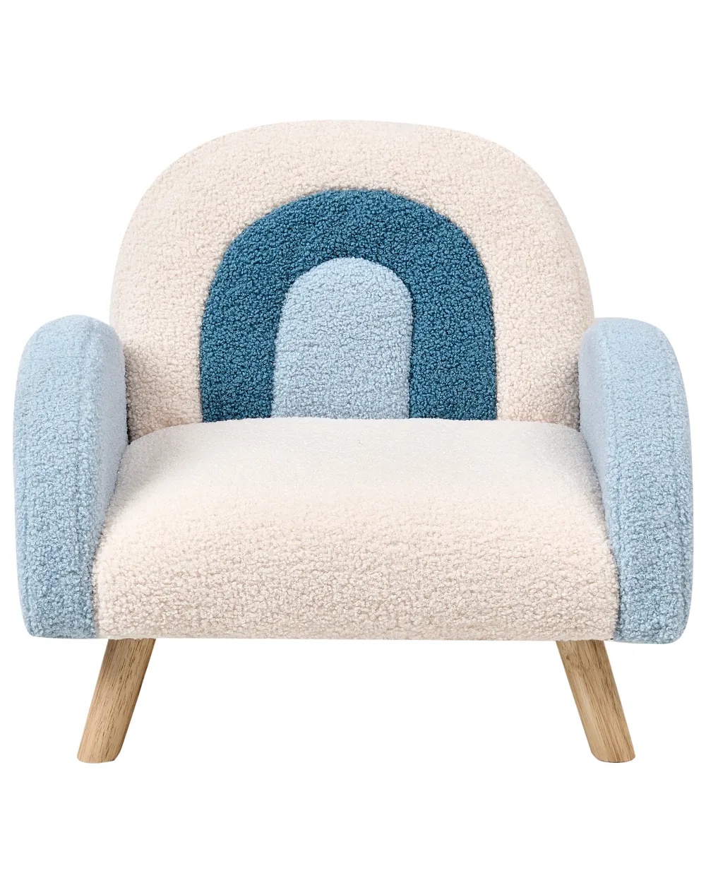 Kids Armchair Rainbow OMBO Boucle Light Blue_977429