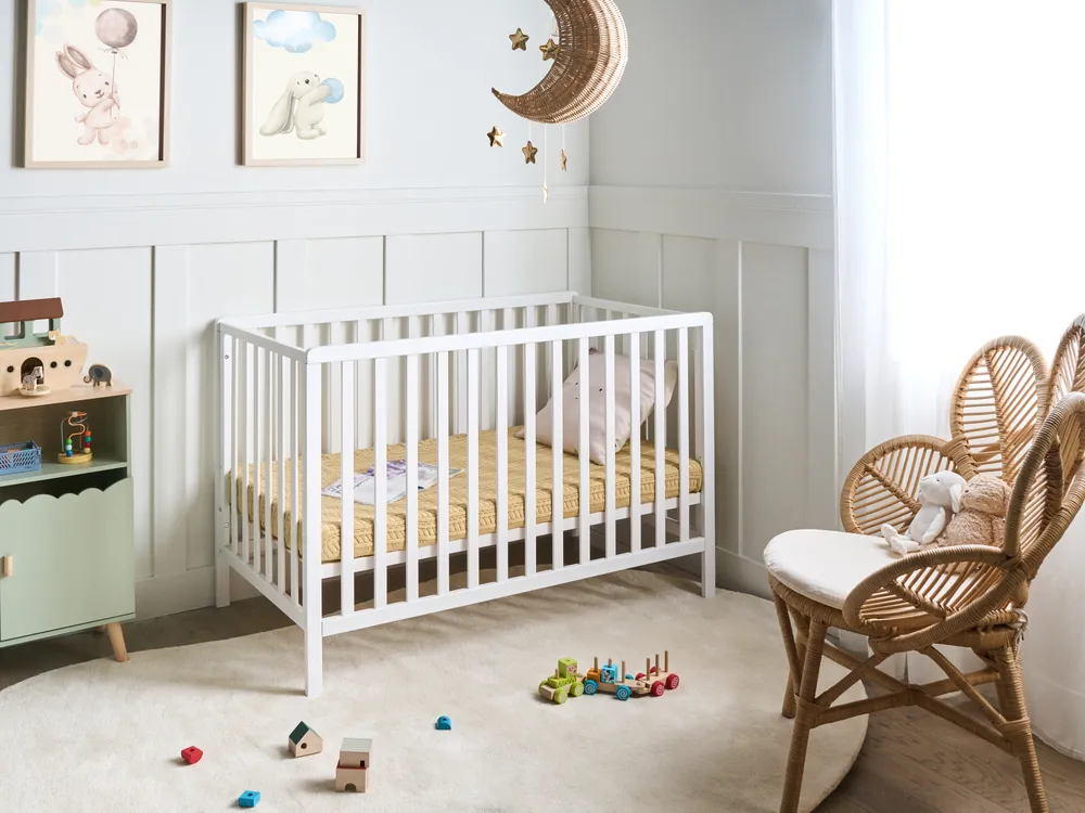 Nursery Baby Cot Bed 120 X 60 Stylish Cot 120 X 60 For Your Baby ✔️