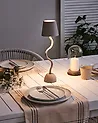 Bezprzewodowa lampa stołowa LED VOUGA Ze ściemniaczem Metal Beżowy