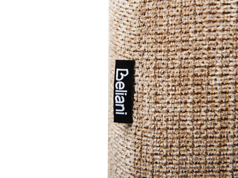 Corner Sofa 3 Seater HOLT Fabric Beige Left Hand_960604