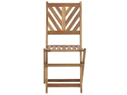 Bistro Set Folding TERNI Acacia Wood Brown_777956