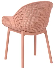 Set of 4 Garden Chairs TIGGIANO Coral_1034858