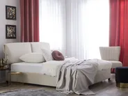 Bed Fabric BELFORT 160 x 200 cm (EU King Size) Light Beige_719967