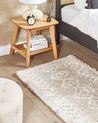 Shaggy Area Rug 80 x 150 cm Light Beige KAPAN_854388