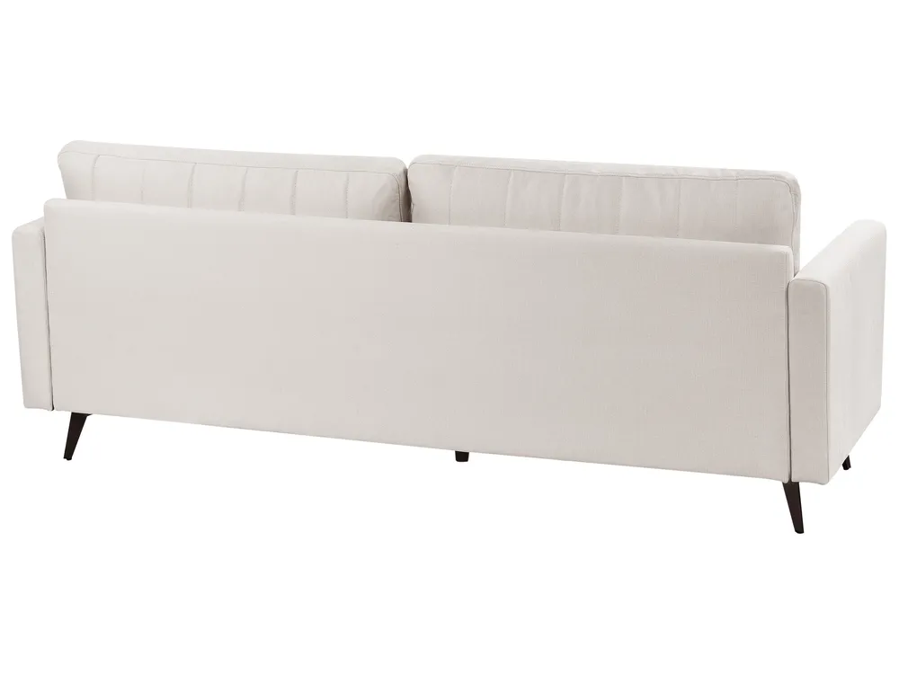 Sofa 3 Seater MALA Fabric Light Beige_934098