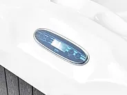 Outdoor Whirlwanne mit LED HORCONES Grau_1081917