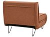 Schlafsofa orange / schwarz VESTFOLD_930287