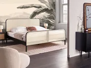 Bed Pine Wood GONFARON 180 x 200 cm (EU Super King) Black_977097