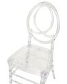 Lot de 2 chaises transparentes MIDWAY_929394