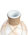 Terracotta Decorative Vase 62 cm Beige ROKAN_849549