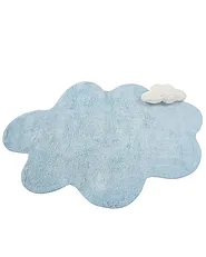 Tappeto per bambini HODKA  Azzurro 80 x 120 cm Cotone con cuscino_1135124