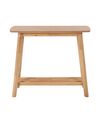 Tavolo console legno chiaro 90 x 40 cm TULARE_823453