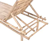 Sun Lounger SULMONA Reclining Bamboo Light Brown_1047651