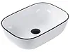 Countertop Basin XERT 460 x 330 mm Ceramic White