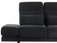 Sofa 3 Seater IKAST Fabric Black_969295