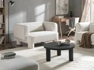 Sofa 2 Seater HOGBO Fabric White_1049994