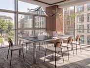 Conference Table GROSSETO 90 cm 180 cm Granite Black_1078766