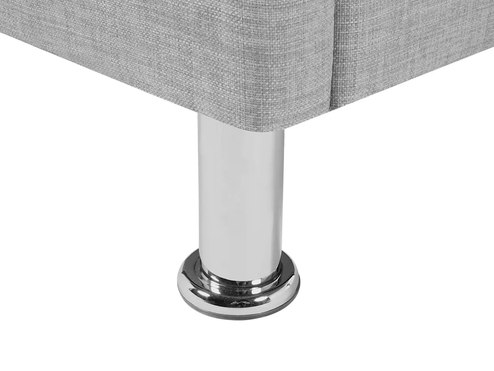 Bed Fabric METZ 90 x 200 cm (EU Single) Light Grey_799453