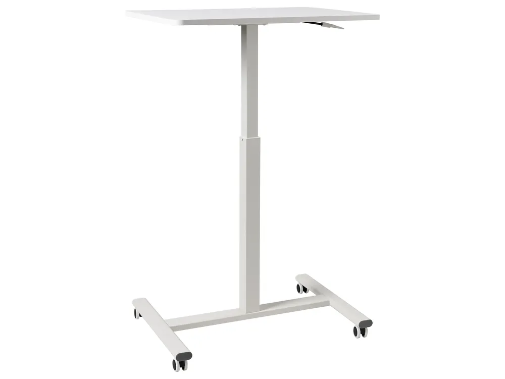 Regulowany stolik pod laptopa ACADEMIA 65 cm 48 cm Biały