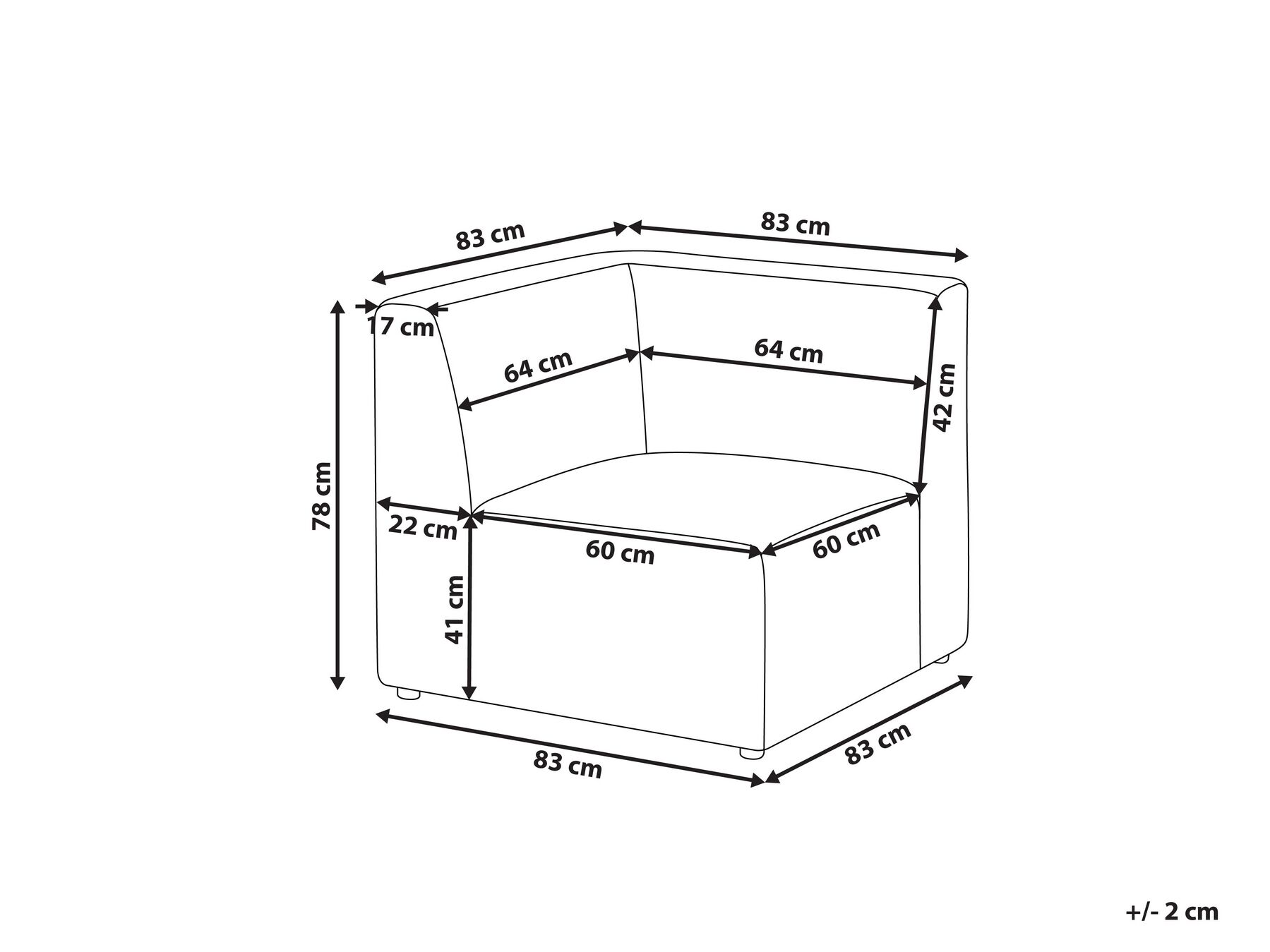 Jumbo Cord Corner Section Dark Green LEMVIG_869419