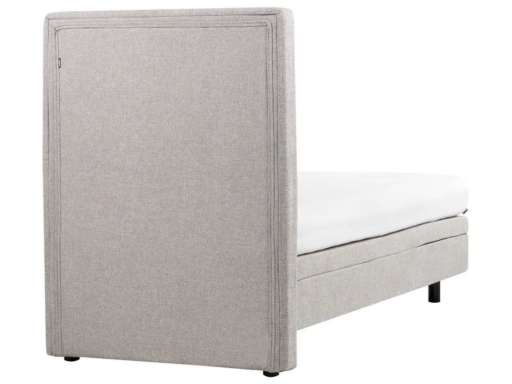 Adjustable Bed Fabric DUKE II 90 x 200 cm (EU Single) Light Grey_910590