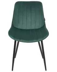 Set of 2 Dining Chairs DUBROVNIK Velvet Emerald Green_928967