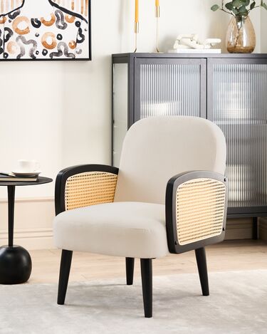 Fabric Armchair Black DVENBERG