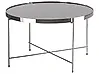 Coffee Table LUCEA Tempered Glass Silver