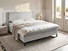 Divan Bed Fabric COUNTESS 180 x 200 cm (EU Super King) Light Grey