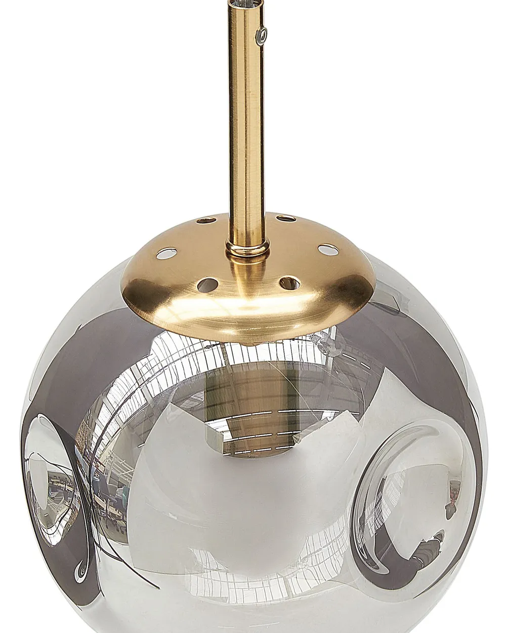 Pendant Lamp RALFES Glass Brass_868526