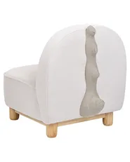 Poltrona per Bambini Dinosauro FABORG Tessuto Beige chiaro_886923
