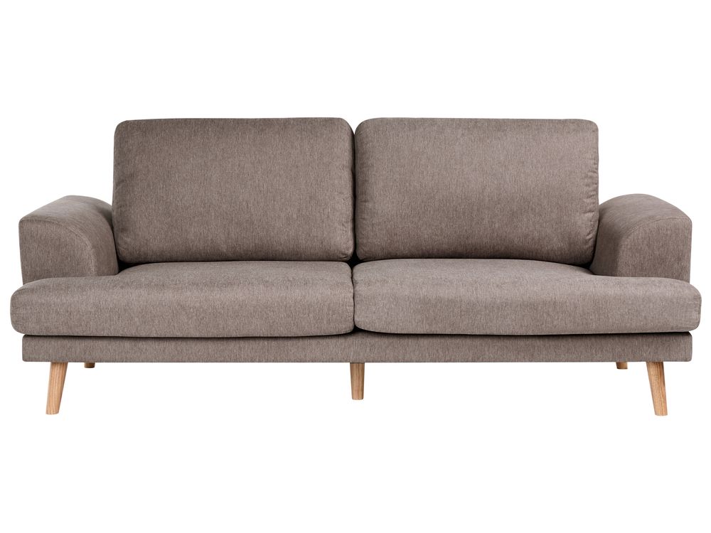Sofa 3 Seater KILDAL Fabric Brown