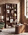 6 Tier Bookcase CHATEH 180 cm Brown