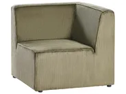 Corner Seat LEMVIG Corduroy Green Right Hand_1053473