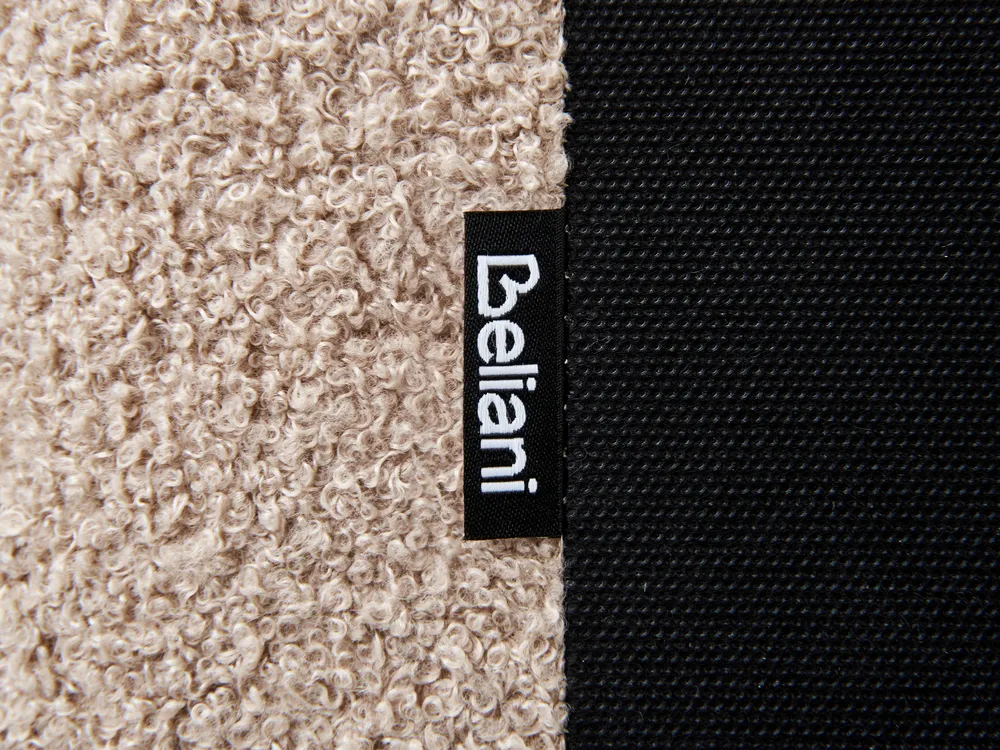 Bed Boucle LAVAUR 180 x 200 cm (EU Super King) Taupe_985456