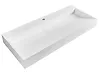 Wall Hung Basin QUENKO 1000 x 460 mm Mineral Cast White