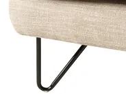 Corner Sofa 3 Seater SERSAN Chenille Beige Right Hand_929134