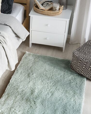 Shaggy Area Rug 80 x 150 cm Green EVREN