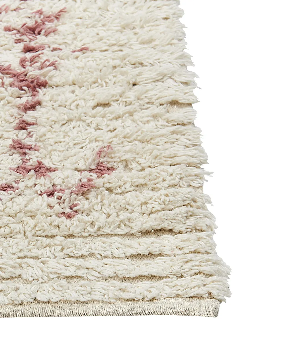 Tappeto BETTIAH Beige 160 x 230 cm Cotone_839198