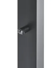 Freestanding Outdoor Shower PARRILLAR Black_1085757