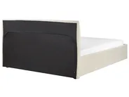 Bett mit Stauraum ORBEY Stoff Hellbeige 140 x 200 cm_906916